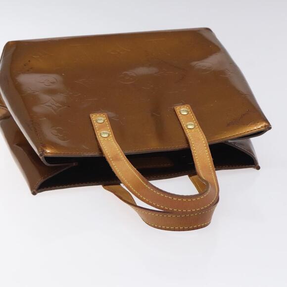 LOUIS VUITTON Monogram Vernis Reade PM Hand Bag Bronze M91146 - Picture 6 of 12